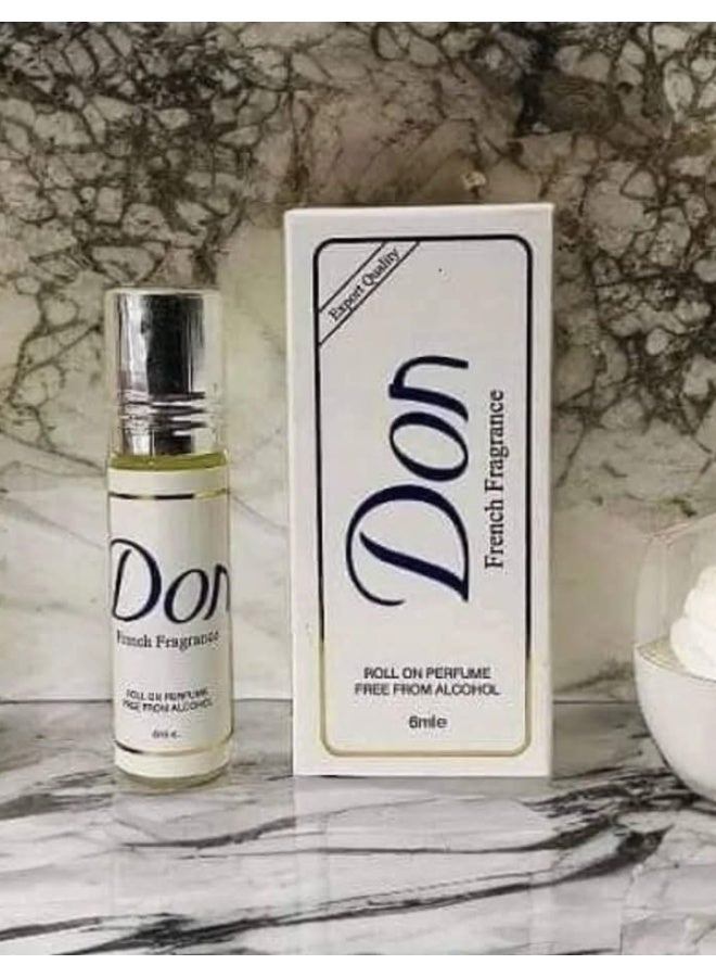 Don French Fragrance Roll-On Perfume 6ml Alcohol Free - Image 3